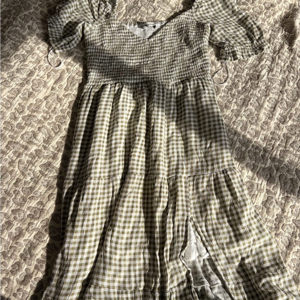 Gingham Checkered Dress